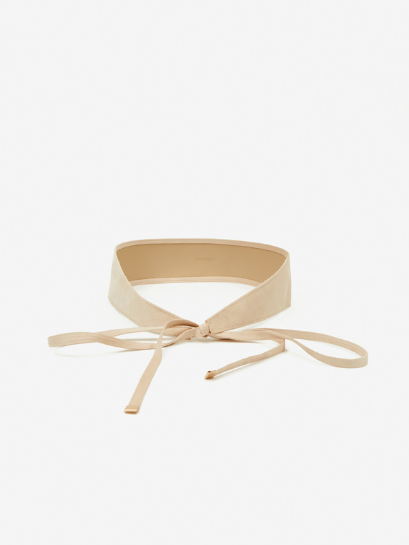 Orsay Бежов дамски колан от велур ORSAY