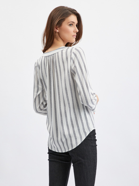 Orsay Сиво-бяла дамска блуза на райета ORSAY