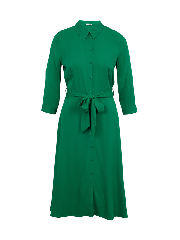 Orsay Зелена дамска рокля-риза ORSAY