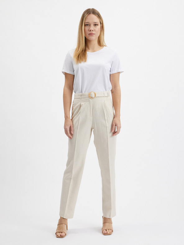 Orsay Бежов дамски панталон ORSAY