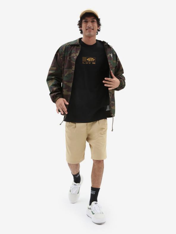 Vans Черна мъжка тениска VANS Transfixed 3 SS Tee II