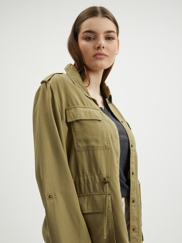 ONLY Светло яке в цвят каки САМО Кения