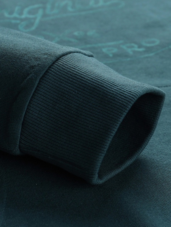 ALPINE PRO Мъжки памучен суитчър ALPINE PRO KYTOR зелен