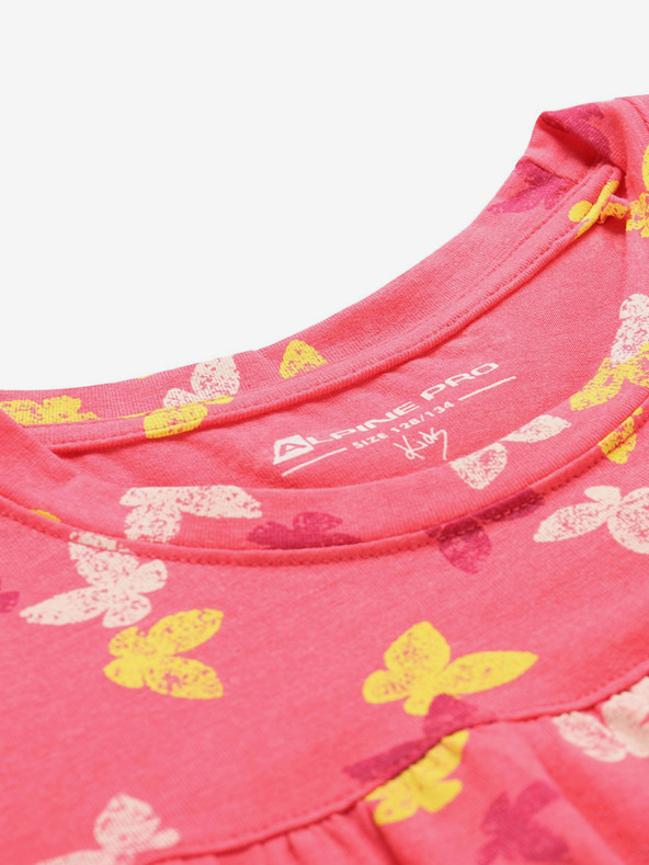 ALPINE PRO Детска рокля ALPINE PRO DARESO розова