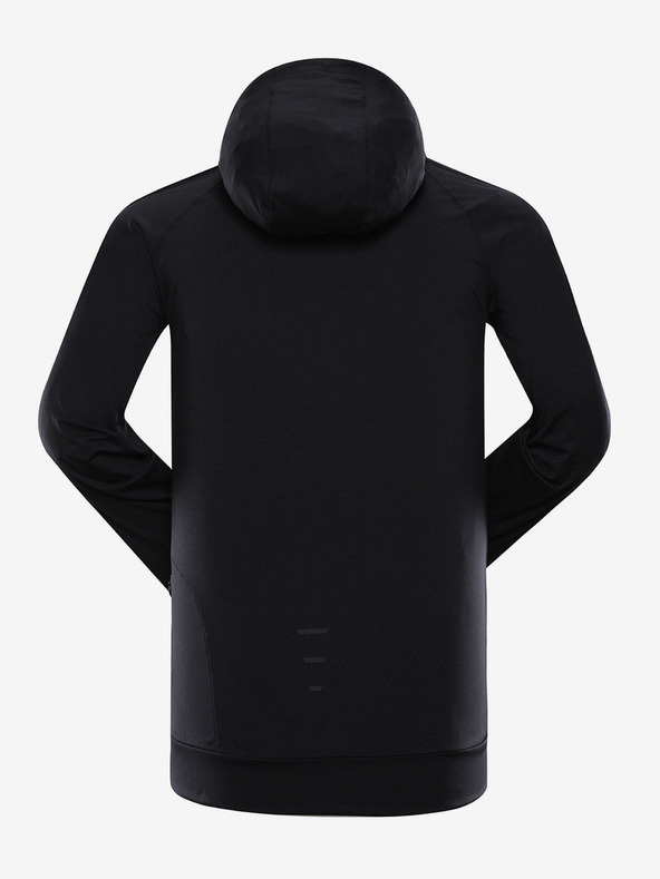 ALPINE PRO Мъжки бързосъхнещ суитшърт ALPINE PRO LIGHT черен