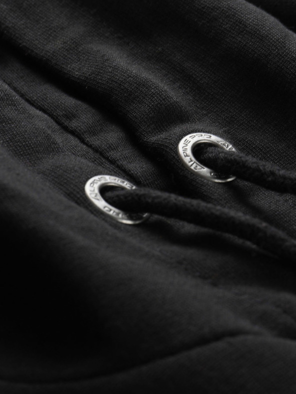 ALPINE PRO Мъжки памучен суитчър ALPINE PRO KYTOR черен