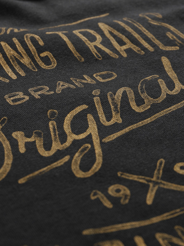 ALPINE PRO Мъжки памучен суитчър ALPINE PRO KYTOR черен