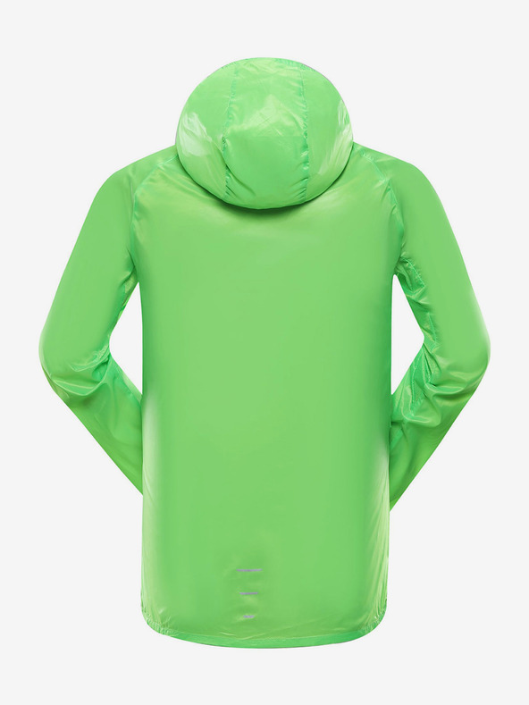 ALPINE PRO Мъжко ултралеко яке с хидроизолация ALPINE PRO BIK зелено