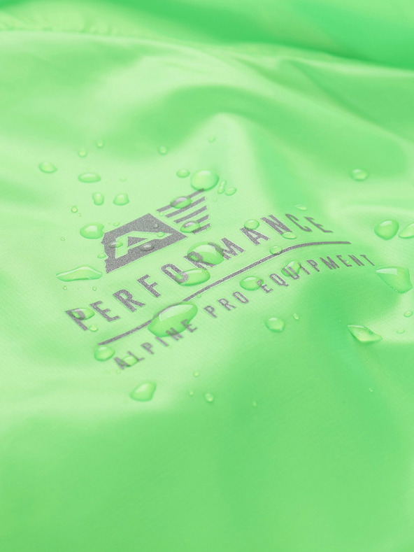 ALPINE PRO Мъжко ултралеко яке с хидроизолация ALPINE PRO BIK зелено