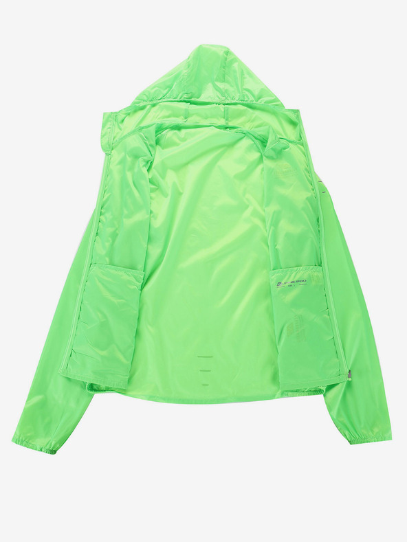 ALPINE PRO Мъжко ултралеко яке с хидроизолация ALPINE PRO BIK зелено