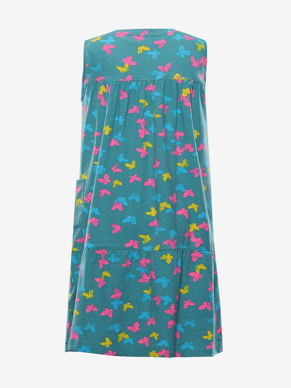 ALPINE PRO Детска рокля ALPINE PRO DARESO зелена