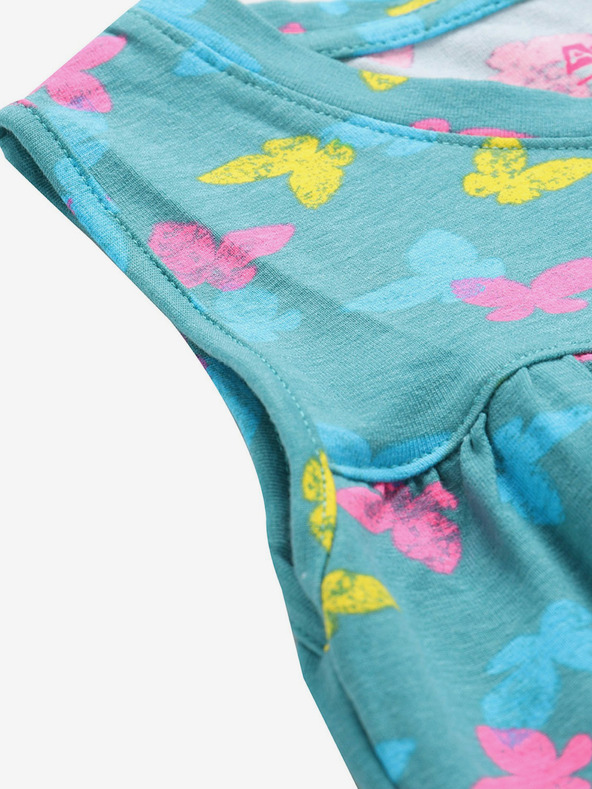 ALPINE PRO Детска рокля ALPINE PRO DARESO зелена