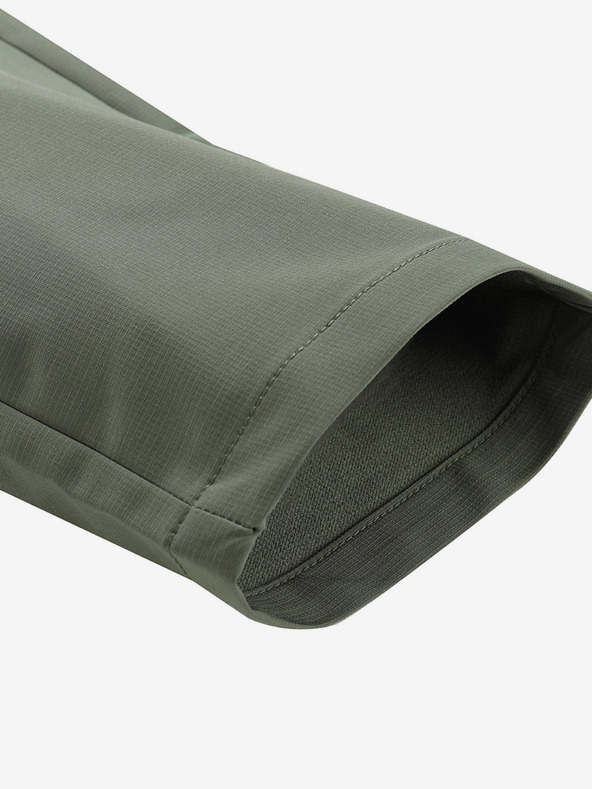 ALPINE PRO Мъжки софтшел панталони ALPINE PRO NUTT зелен