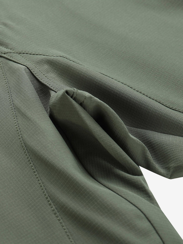 ALPINE PRO Мъжки софтшел панталони ALPINE PRO NUTT зелен