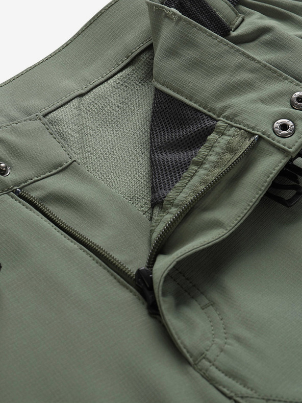 ALPINE PRO Мъжки софтшел панталони ALPINE PRO NUTT зелен