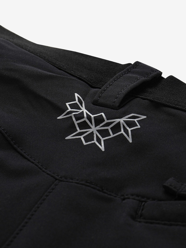 ALPINE PRO Дамски софтшел капри ALPINE PRO WEDERA черен