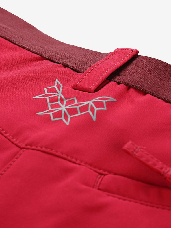 ALPINE PRO Дамски капри от софтшел ALPINE PRO WEDERA розово