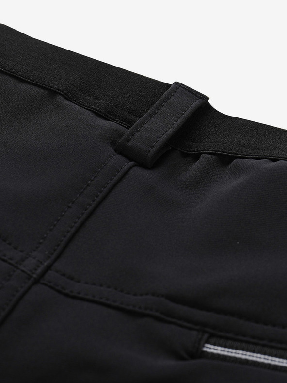 ALPINE PRO Мъжки софтшел капри ALPINE PRO WEDER черен