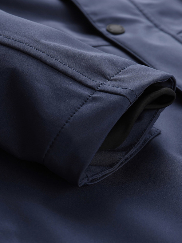 ALPINE PRO Мъжко непромокаемо палто с мембрана ptx ALPINE PRO PERFET синьо