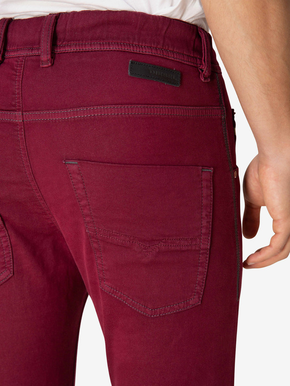 Diesel Мъжки дънки Diesel Krooley в цвят бордо