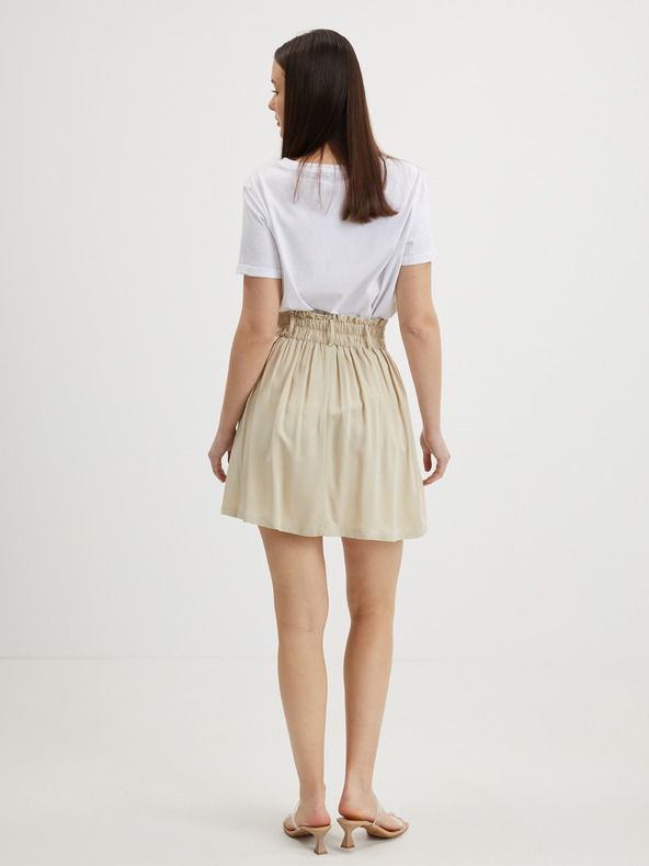 Vila Бежова къса пола VILA Vero