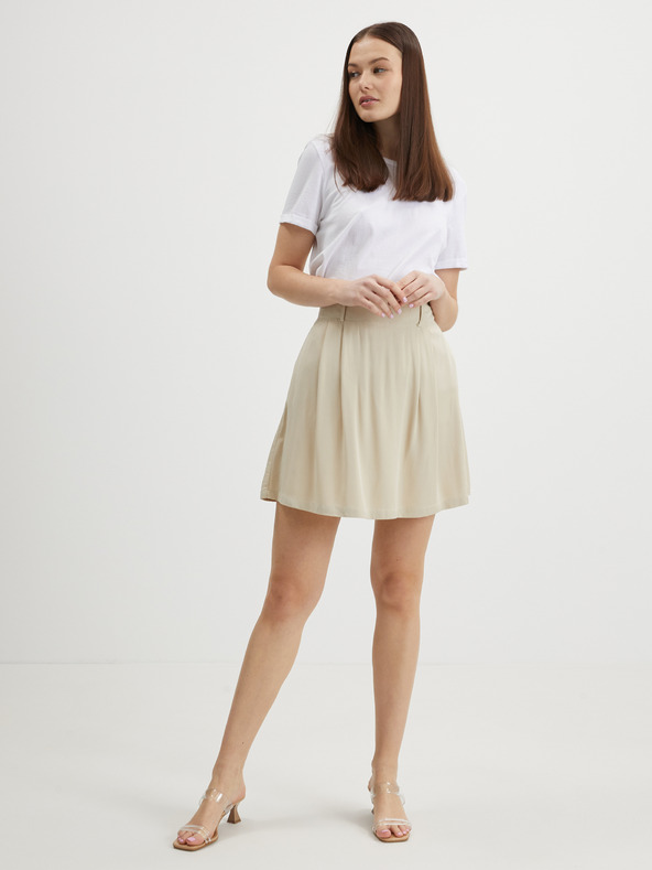 Vila Бежова къса пола VILA Vero