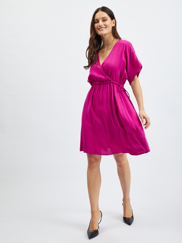 Orsay Тъмнорозова дамска рокля ORSAY