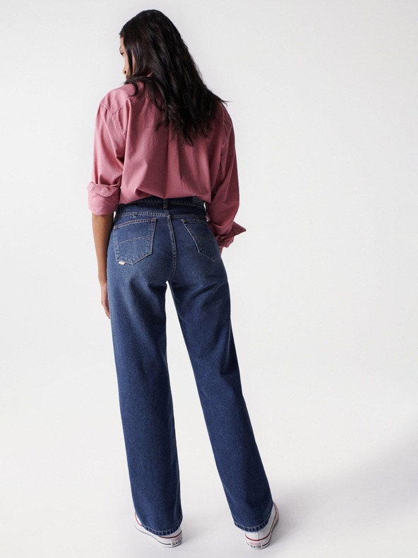 Salsa Jeans Сини дамски дънки с права кройка Salsa Jeans True
