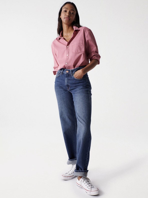 Salsa Jeans Сини дамски дънки с права кройка Salsa Jeans True