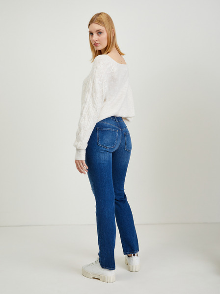 Orsay Тъмносини дамски straight fit дънки ORSAY