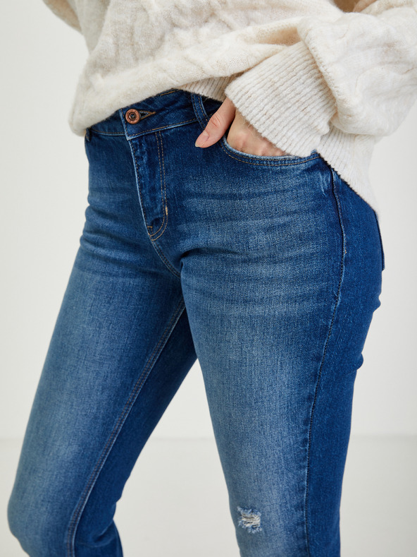 Orsay Тъмносини дамски straight fit дънки ORSAY