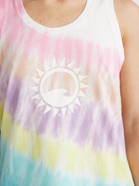 O'Neill Розово-тюркоазено дамско потник O'Neill WOW TANKTOP