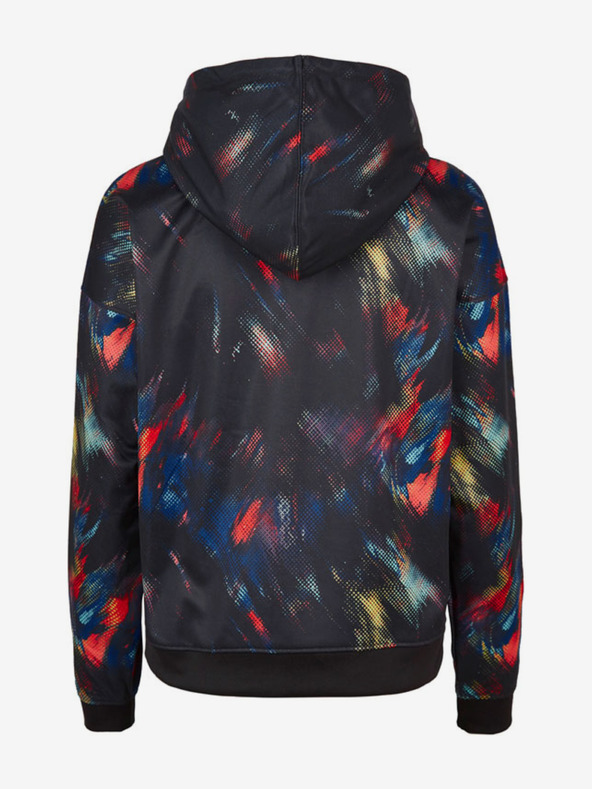 O'Neill Синьо-черна дамска шарена блуза с качулка O'Neill RUTILE HOODED FLEECE