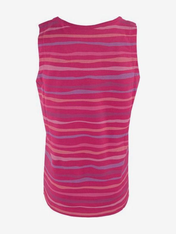 ALPINE PRO Тъмнорозов детски щампован потник ALPINE PRO Holso