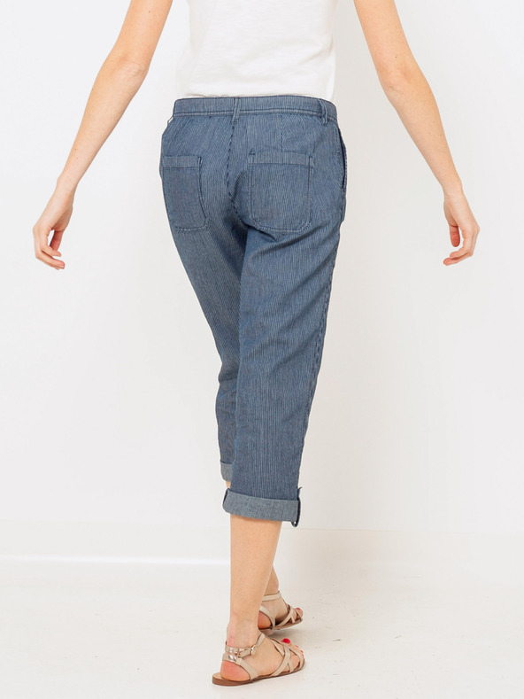 CAMAIEU Сини 3/4 дънки с вталена кройка CAMAIEU