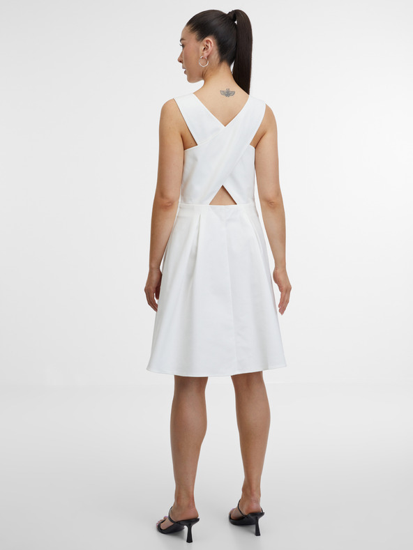 Orsay Бяла дамска рокля ORSAY