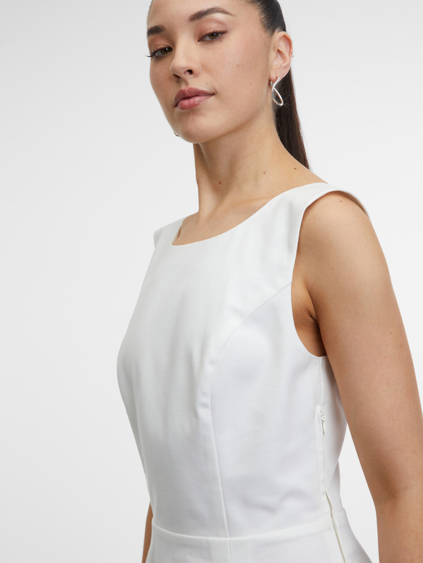 Orsay Бяла дамска рокля ORSAY