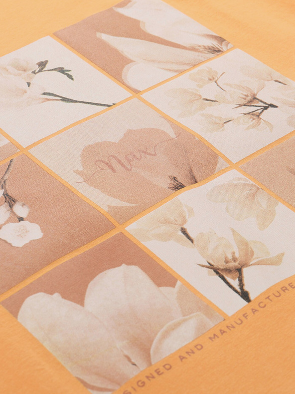 NAX Оранжева дамска тениска NAX NERGA