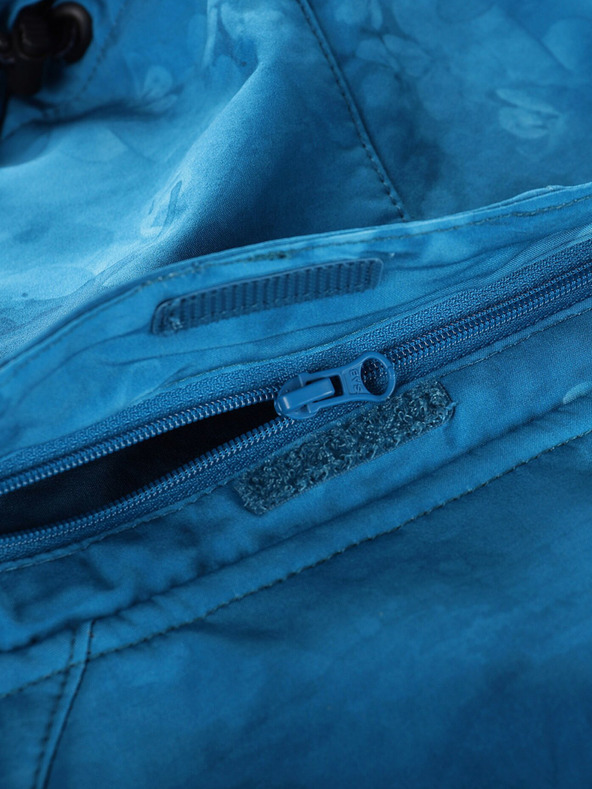 ALPINE PRO Синьо шарено дамско софтшел яке ALPINE PRO HOORA