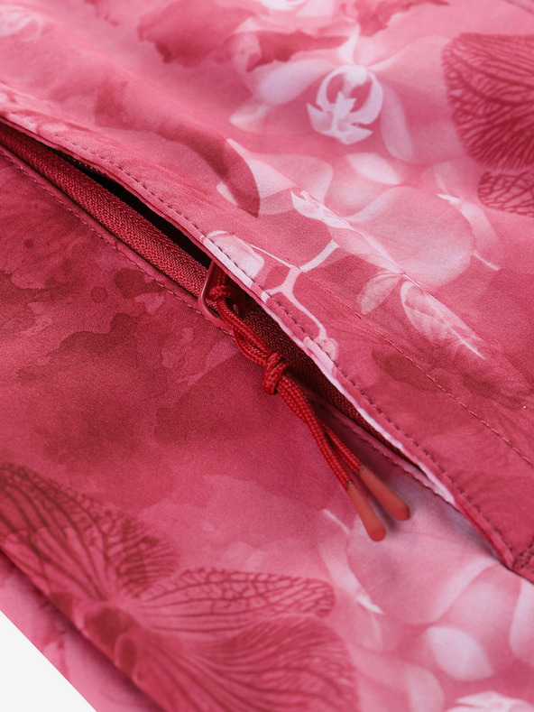 ALPINE PRO Червено шарено дамско софтшел яке ALPINE PRO HOORA