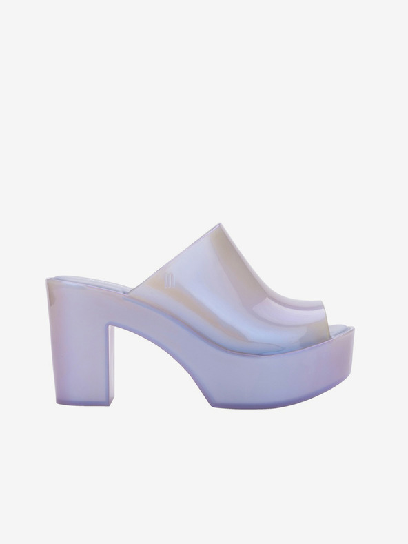 Melissa Светлолилави дамски чехли на ток Melissa Mule AD
