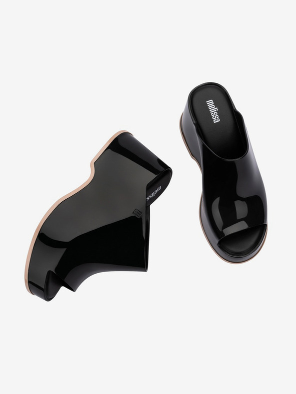 Melissa Черни дамски чехли на платформа Melissa Patty AD