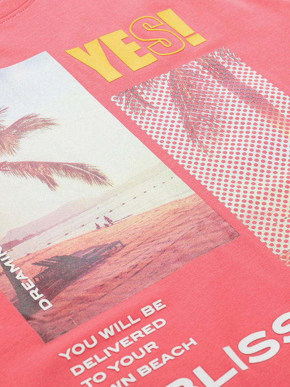 NAX Червена мъжка тениска NAX Jurg