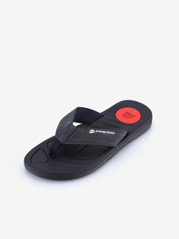 ALPINE PRO Черни мъжки джапанки ALPINE PRO Ewan