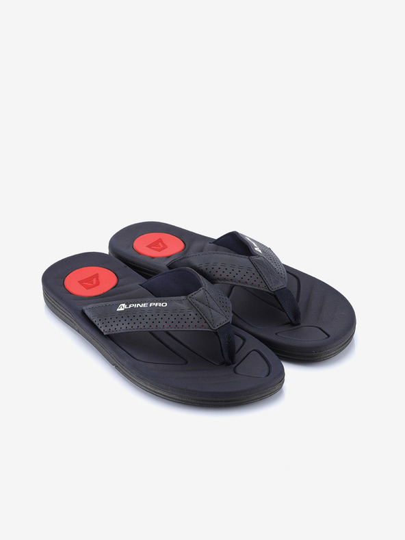 ALPINE PRO Черни мъжки джапанки ALPINE PRO Ewan