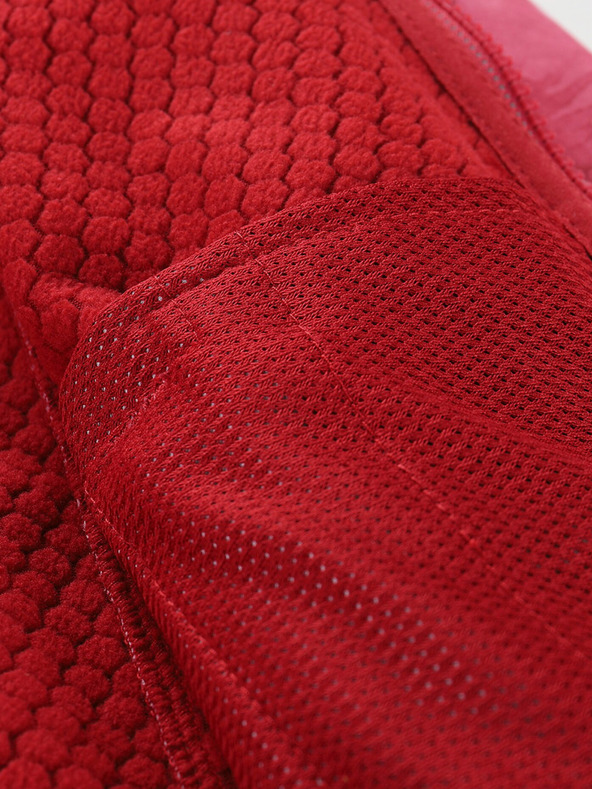 ALPINE PRO Червено детско шарено софтшел яке ALPINE PRO HOORO