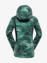 ALPINE PRO Зелено детско шарено софтшел яке ALPINE PRO HOORO