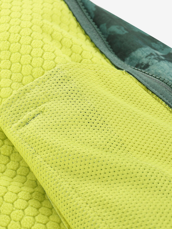 ALPINE PRO Зелено детско шарено софтшел яке ALPINE PRO HOORO