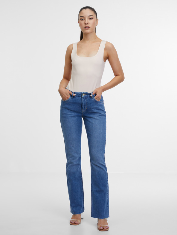 Orsay Бежово дамско боди ORSAY