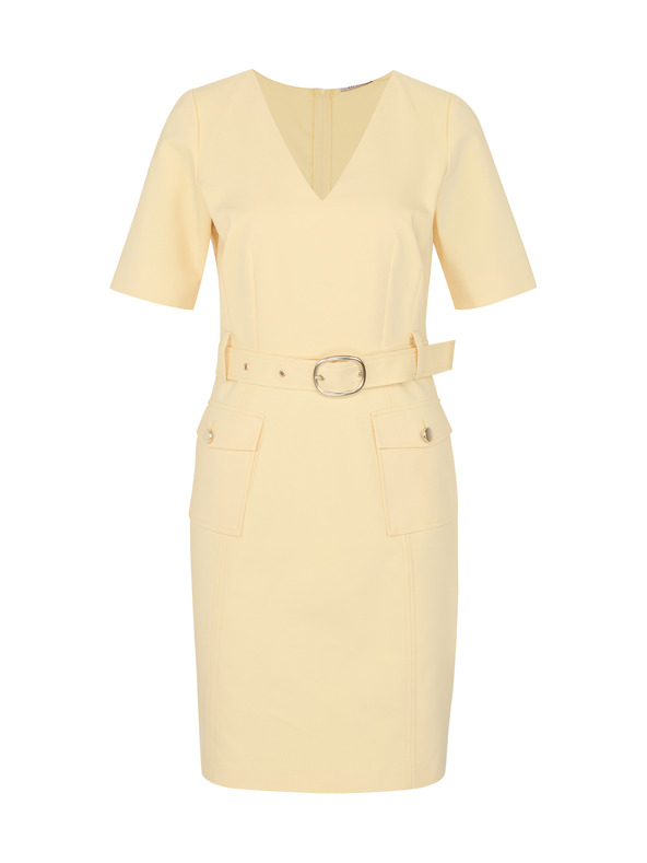 Orsay Жълта дамска рокля ORSAY